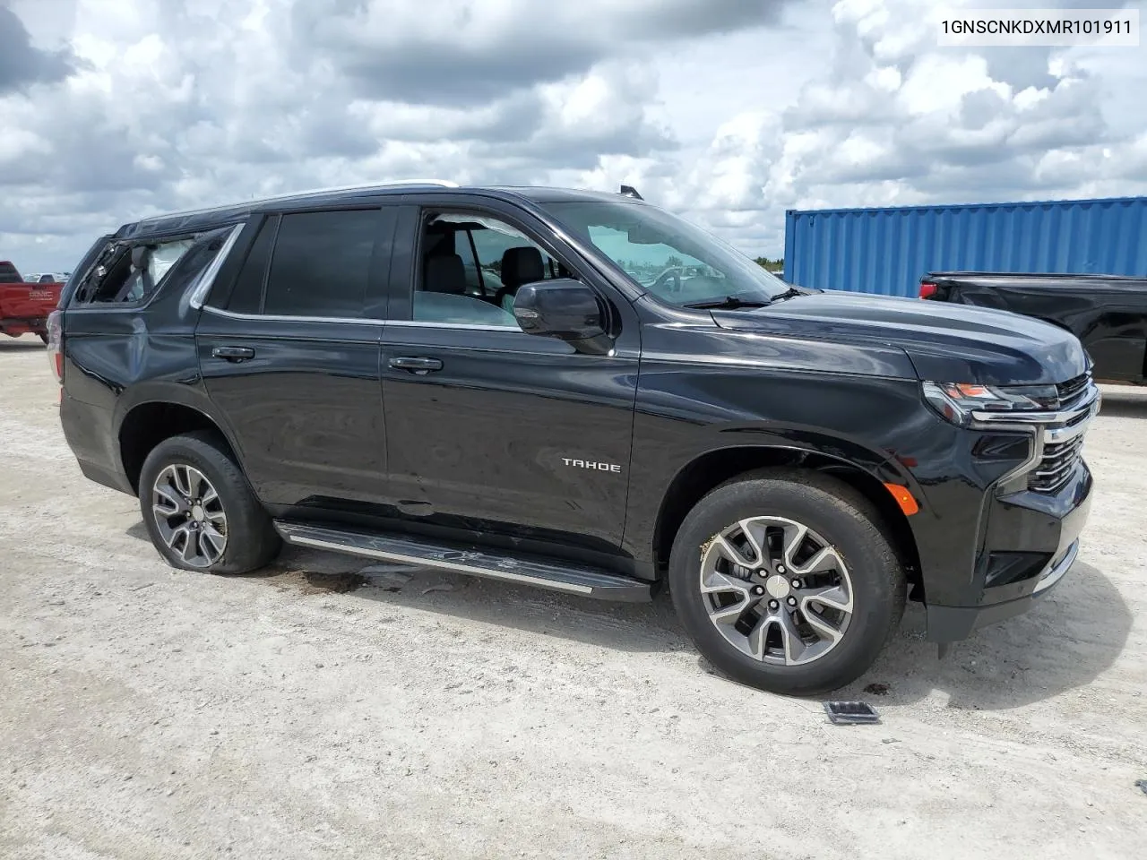 2021 Chevrolet Tahoe C1500 Lt VIN: 1GNSCNKDXMR101911 Lot: 71072394