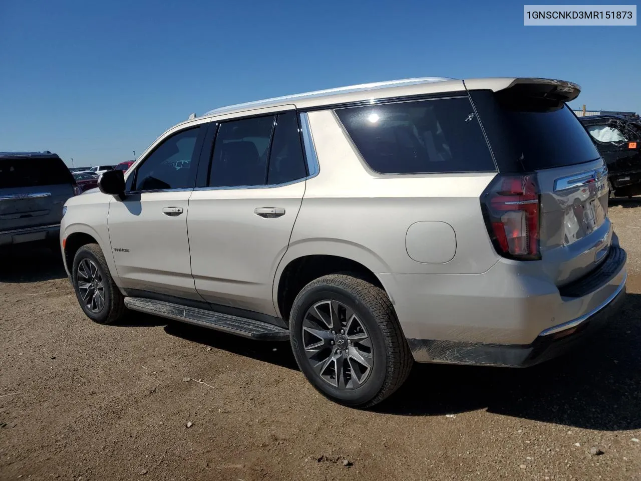 2021 Chevrolet Tahoe C1500 Lt VIN: 1GNSCNKD3MR151873 Lot: 72780094