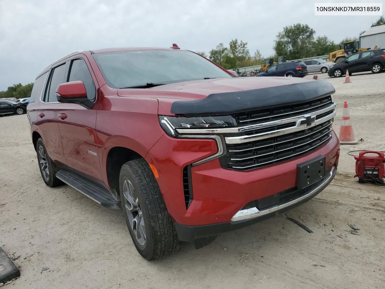 2021 Chevrolet Tahoe K1500 Lt VIN: 1GNSKNKD7MR318559 Lot: 73346394