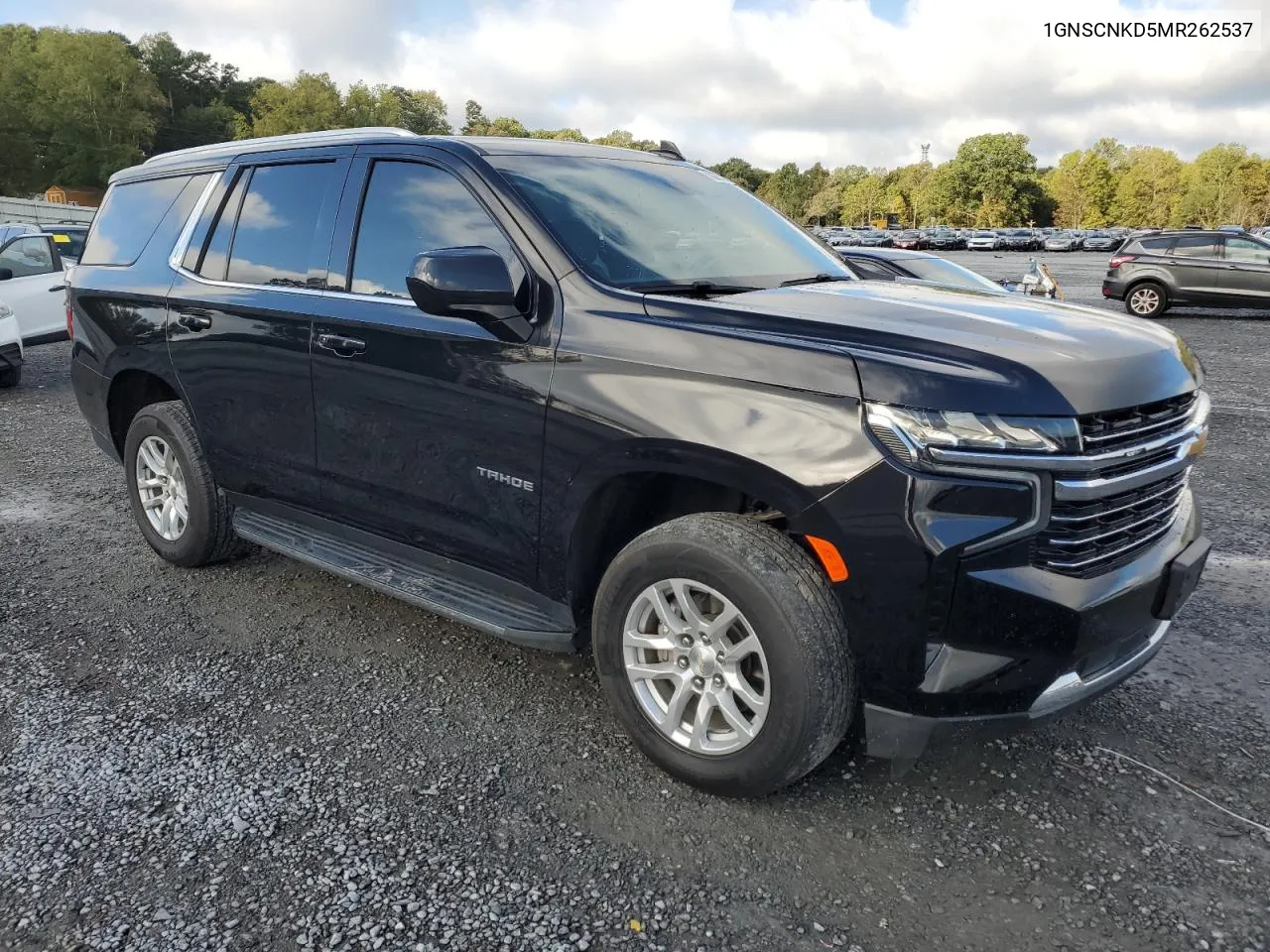 2021 Chevrolet Tahoe C1500 Lt VIN: 1GNSCNKD5MR262537 Lot: 73635024