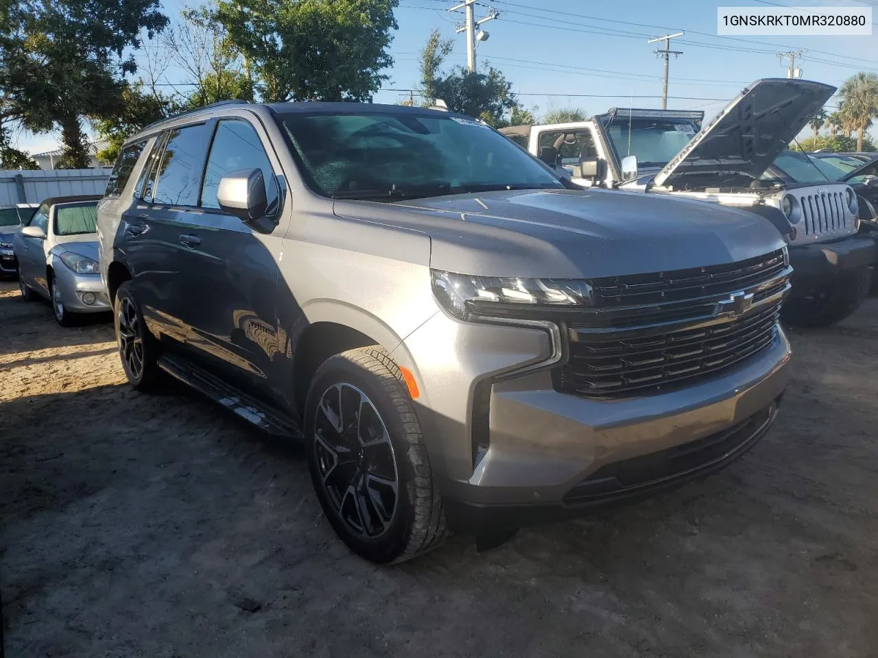 2021 Chevrolet Tahoe K1500 Rst VIN: 1GNSKRKT0MR320880 Lot: 74449694