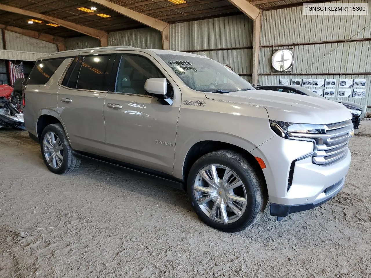 2021 Chevrolet Tahoe C1500 High Country VIN: 1GNSCTKL2MR115300 Lot: 75018144