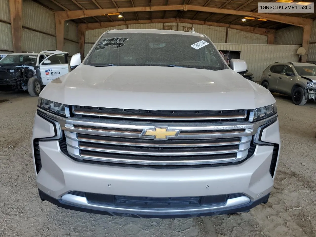 2021 Chevrolet Tahoe C1500 High Country VIN: 1GNSCTKL2MR115300 Lot: 75018144