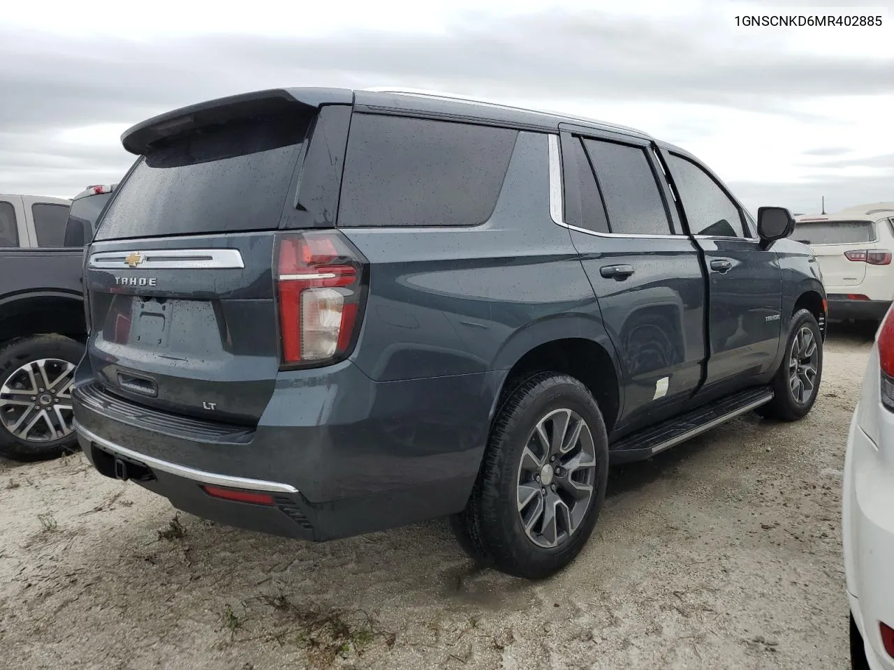 2021 Chevrolet Tahoe C1500 Lt VIN: 1GNSCNKD6MR402885 Lot: 75081924