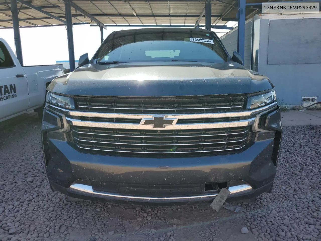 2021 Chevrolet Tahoe K1500 Lt VIN: 1GNSKNKD6MR293329 Lot: 75480594