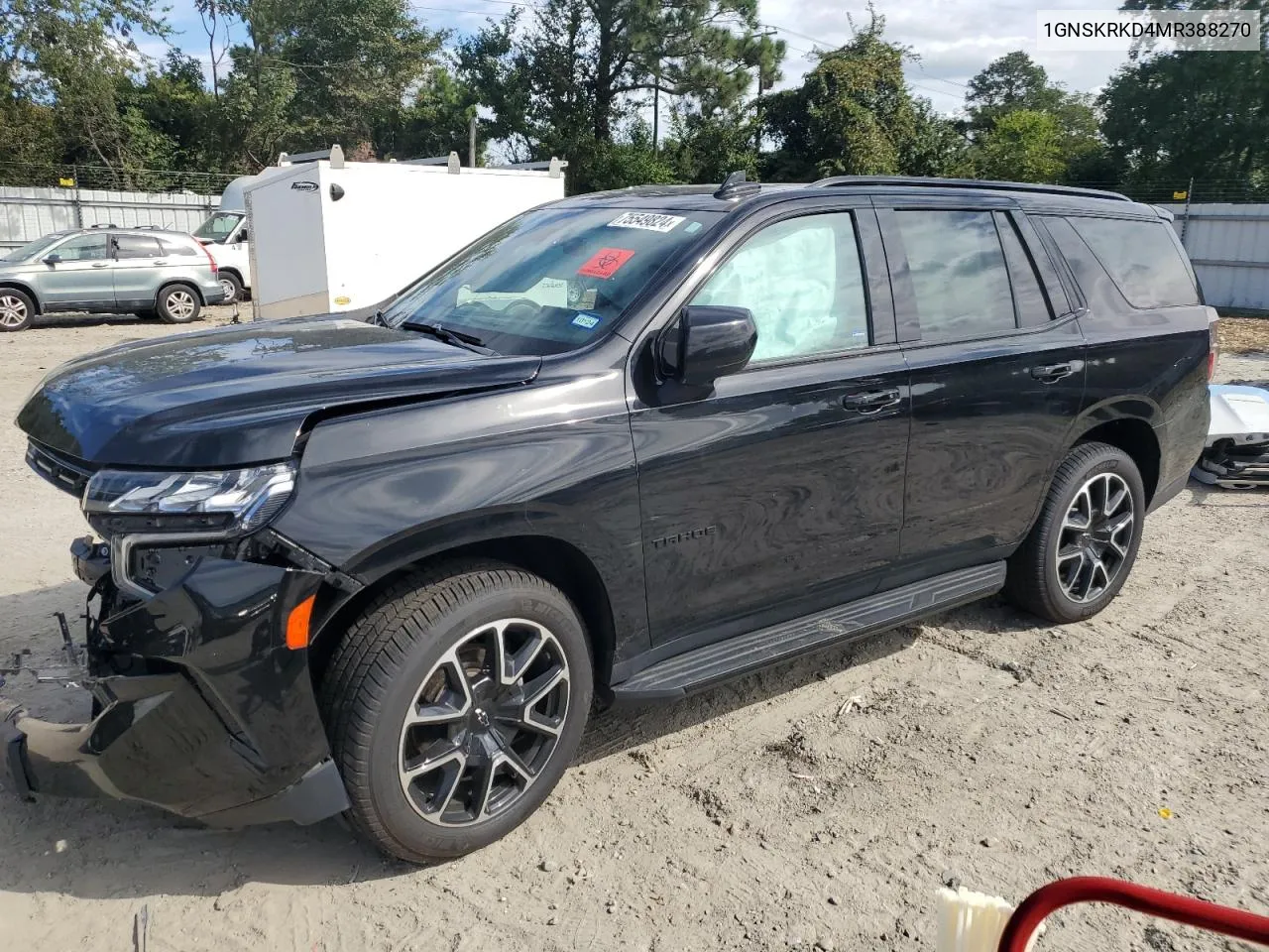 2021 Chevrolet Tahoe K1500 Rst VIN: 1GNSKRKD4MR388270 Lot: 75549824