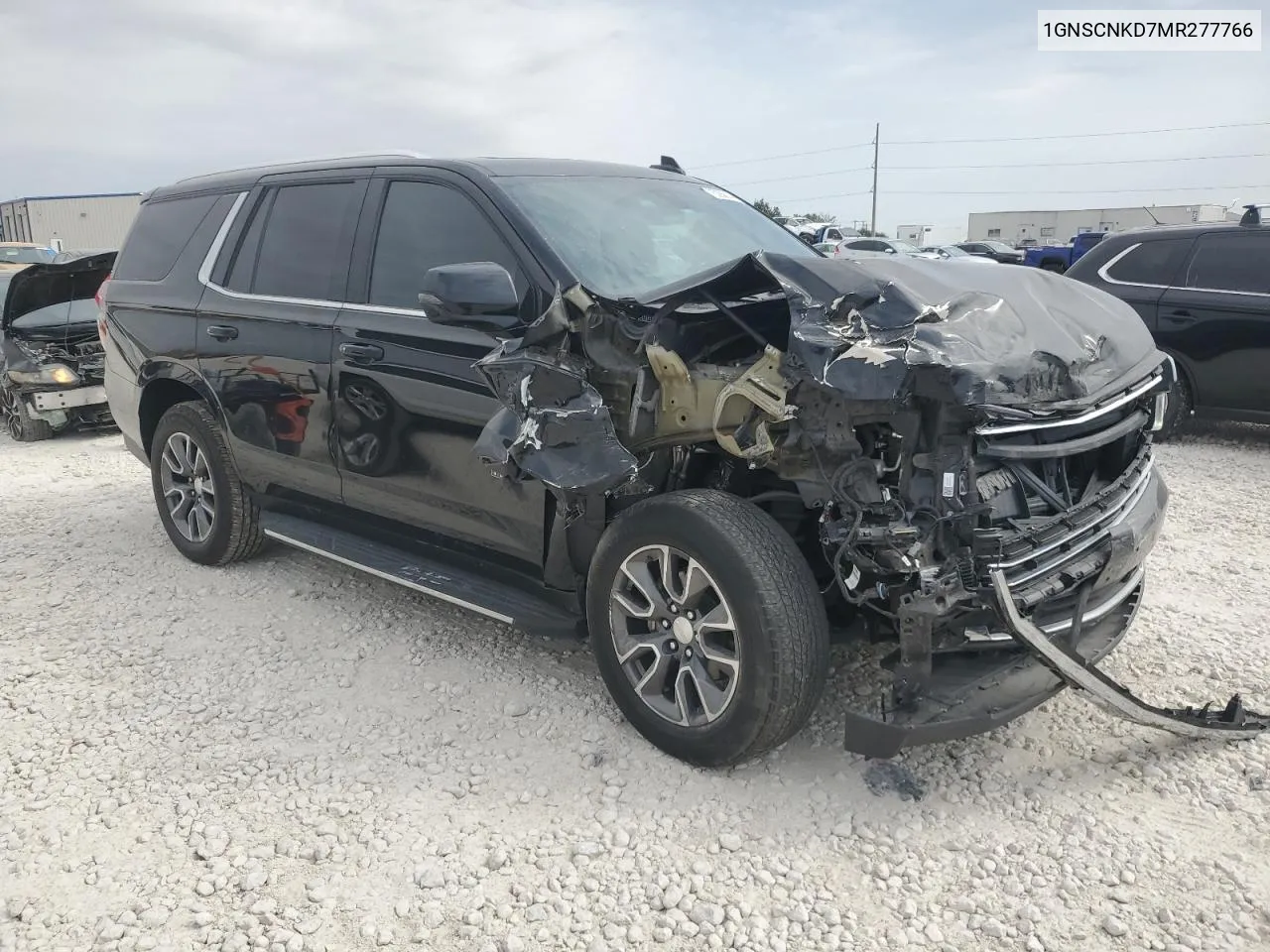 2021 Chevrolet Tahoe C1500 Lt VIN: 1GNSCNKD7MR277766 Lot: 76295614