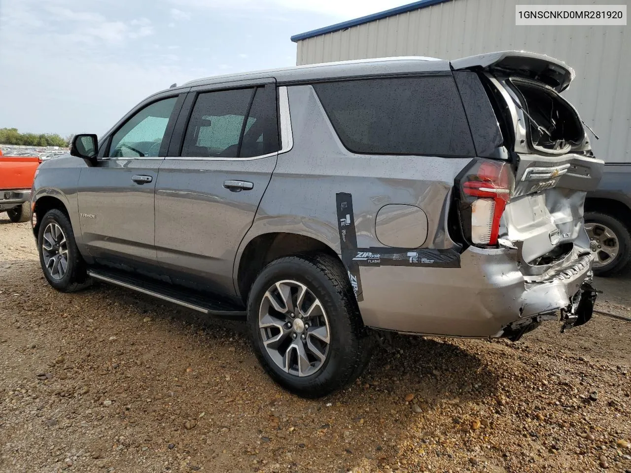 2021 Chevrolet Tahoe C1500 Lt VIN: 1GNSCNKD0MR281920 Lot: 76372704