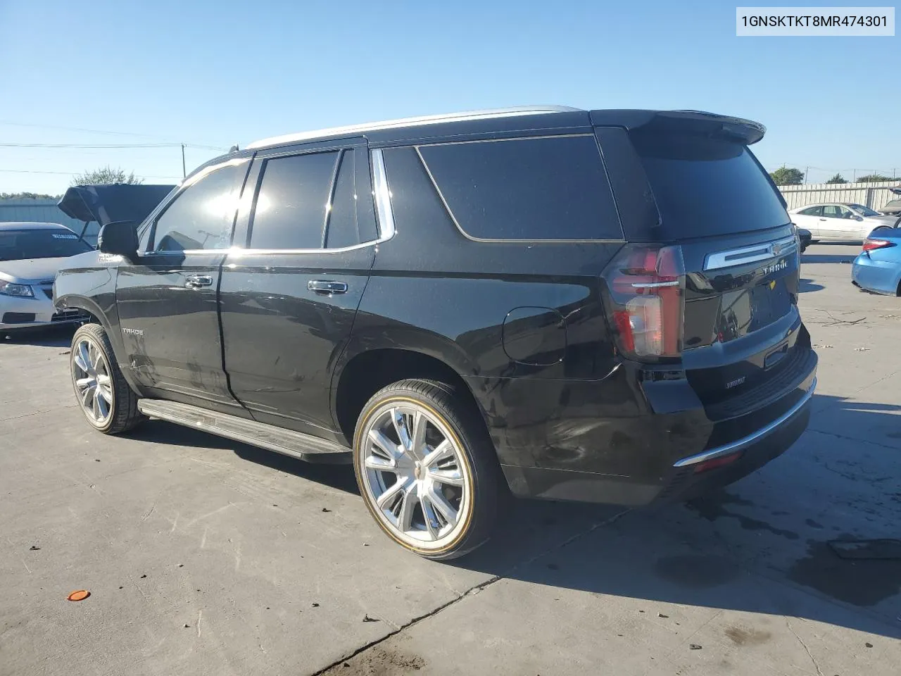 2021 Chevrolet Tahoe K1500 High Country VIN: 1GNSKTKT8MR474301 Lot: 76671844