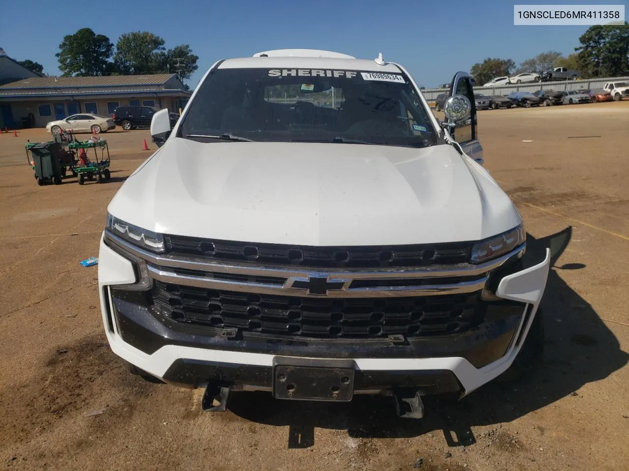 2021 Chevrolet Tahoe C1500 VIN: 1GNSCLED6MR411358 Lot: 76989634