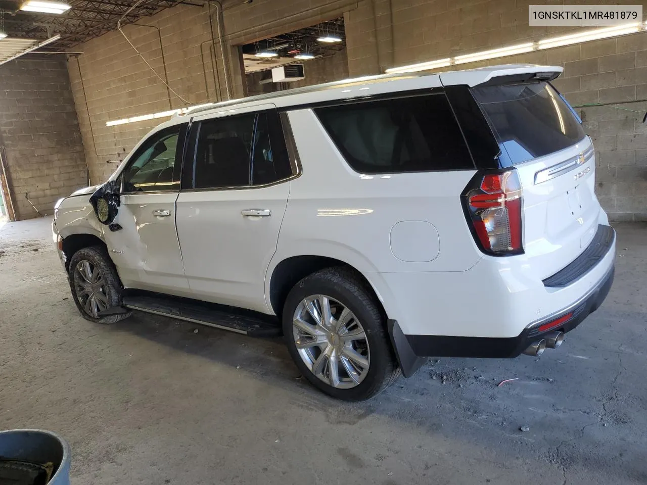 2021 Chevrolet Tahoe K1500 High Country VIN: 1GNSKTKL1MR481879 Lot: 77253224