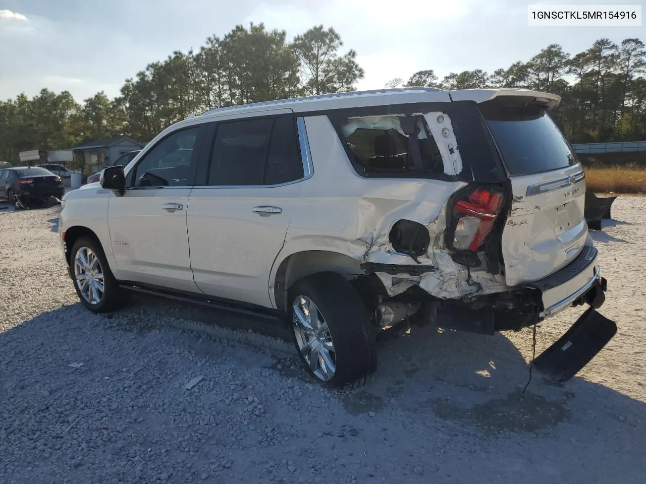 2021 Chevrolet Tahoe C1500 High Country VIN: 1GNSCTKL5MR154916 Lot: 77387254