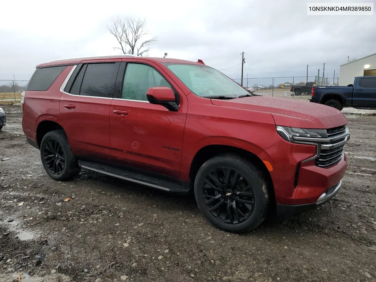 2021 Chevrolet Tahoe K1500 Lt VIN: 1GNSKNKD4MR389850 Lot: 78061814