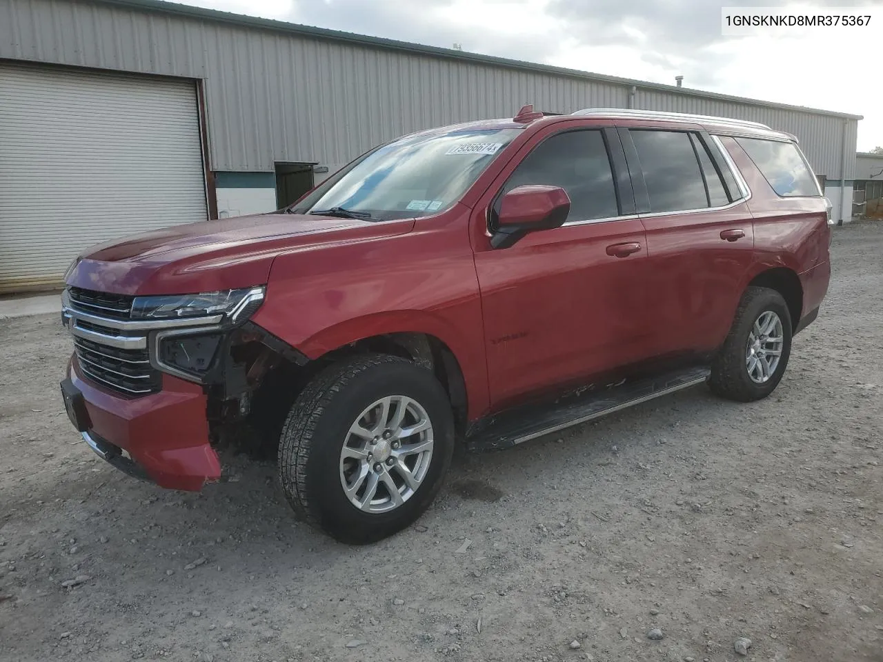 2021 Chevrolet Tahoe K1500 Lt VIN: 1GNSKNKD8MR375367 Lot: 79356674