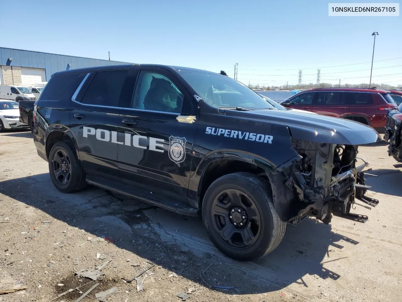 2022 Chevrolet Tahoe K1500 VIN: 1GNSKLED6NR267105 Lot: 50202874