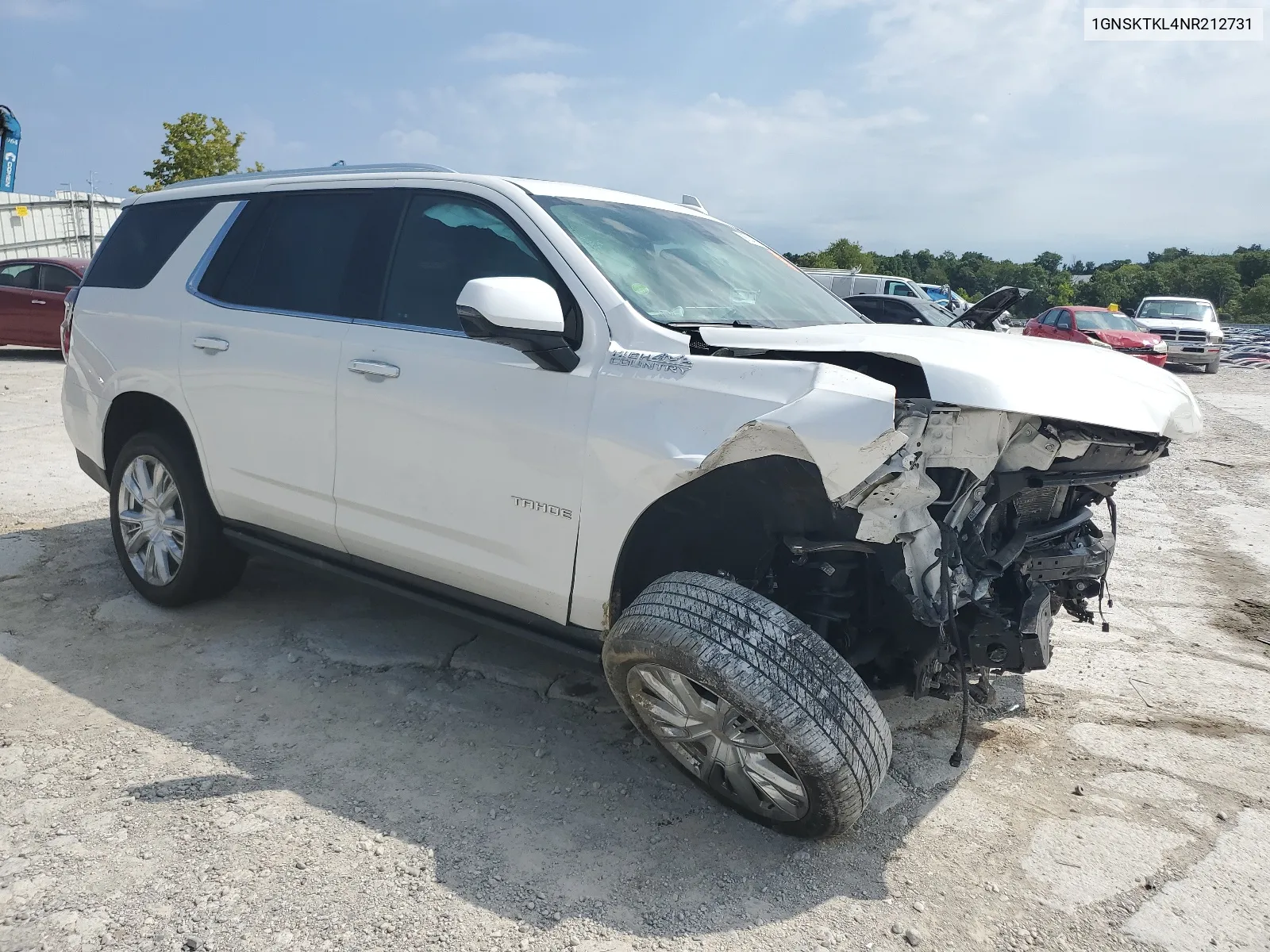 2022 Chevrolet Tahoe K1500 High Country VIN: 1GNSKTKL4NR212731 Lot: 66342884