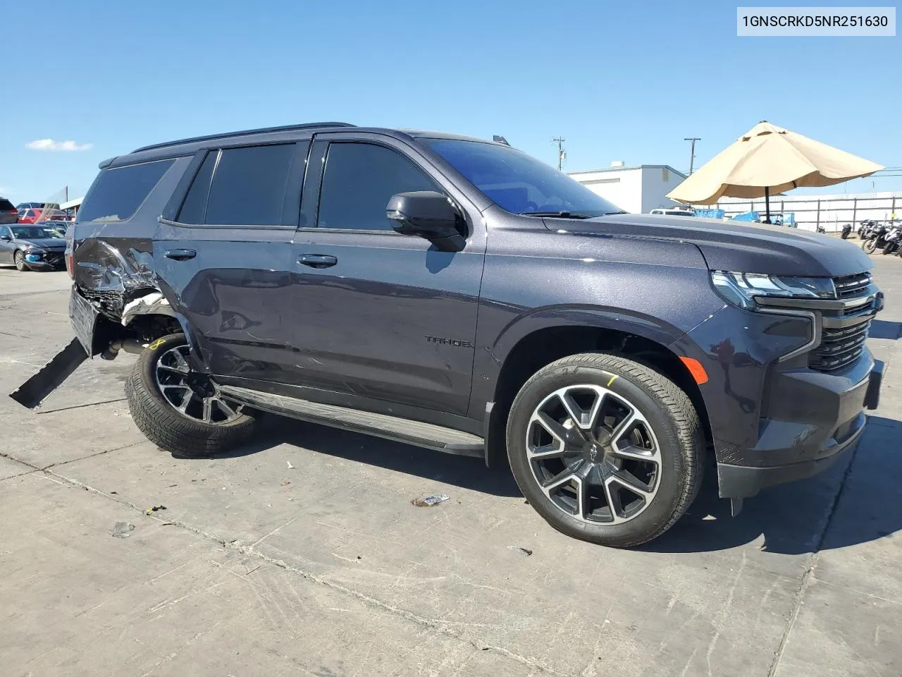 2022 Chevrolet Tahoe C1500 Rst VIN: 1GNSCRKD5NR251630 Lot: 69074304