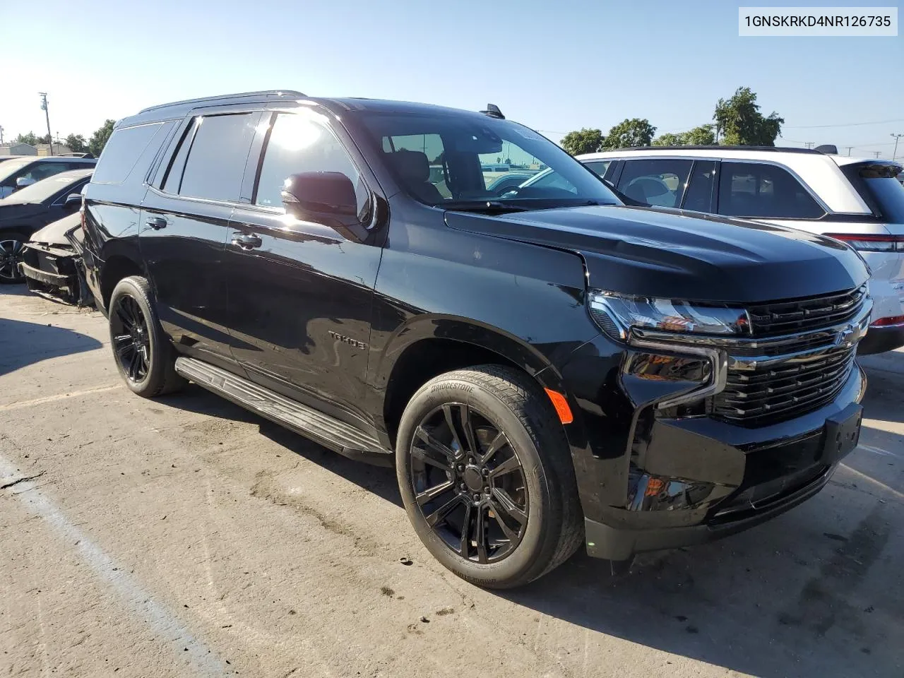 2022 Chevrolet Tahoe K1500 Rst VIN: 1GNSKRKD4NR126735 Lot: 73379744