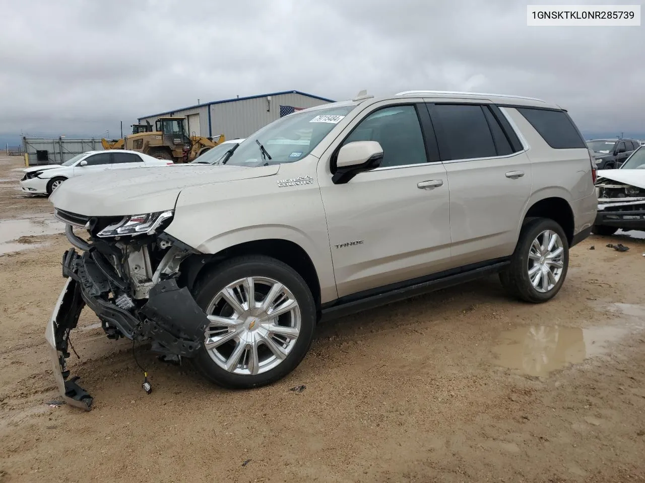 2022 Chevrolet Tahoe K1500 High Country VIN: 1GNSKTKL0NR285739 Lot: 79715484