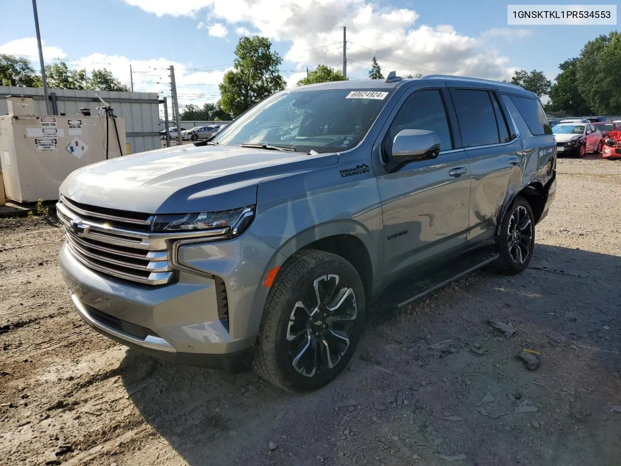 2023 Chevrolet Tahoe K1500 High Country VIN: 1GNSKTKL1PR534553 Lot: 60624924