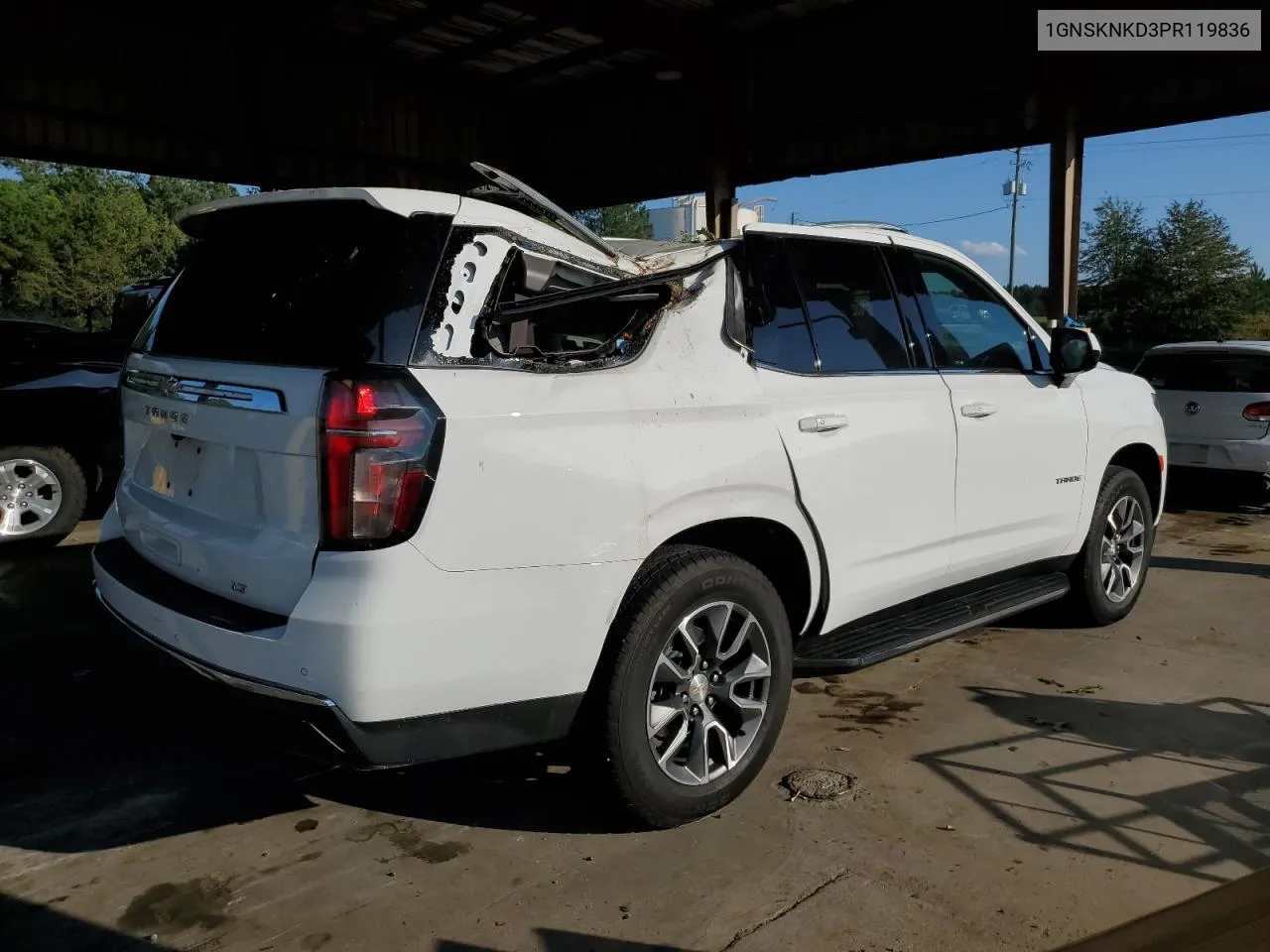 2023 Chevrolet Tahoe K1500 Lt VIN: 1GNSKNKD3PR119836 Lot: 73986194