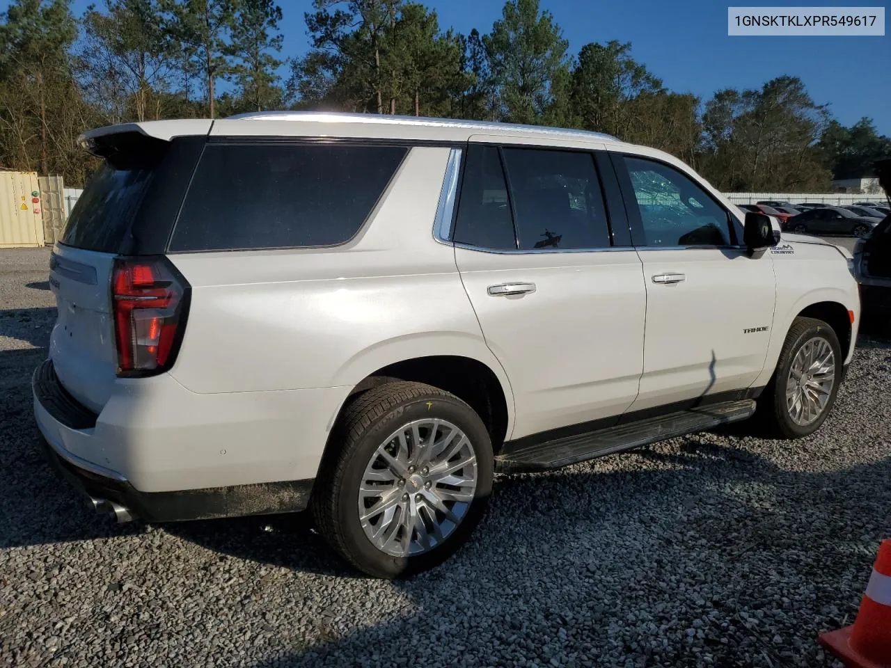 2023 Chevrolet Tahoe K1500 High Country VIN: 1GNSKTKLXPR549617 Lot: 74055114