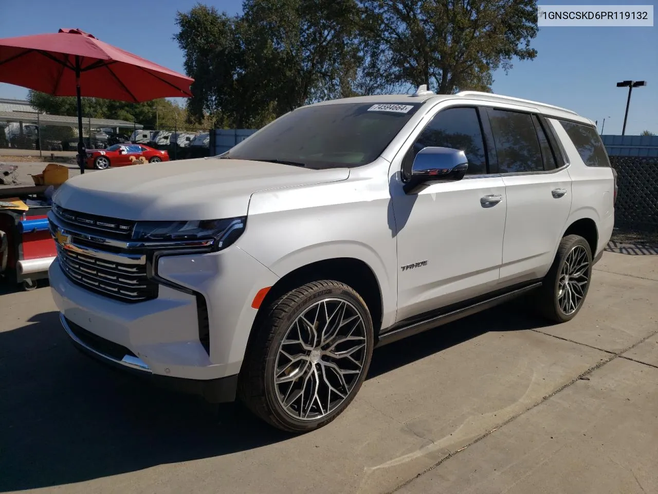 2023 Chevrolet Tahoe C1500 Premier VIN: 1GNSCSKD6PR119132 Lot: 74594664