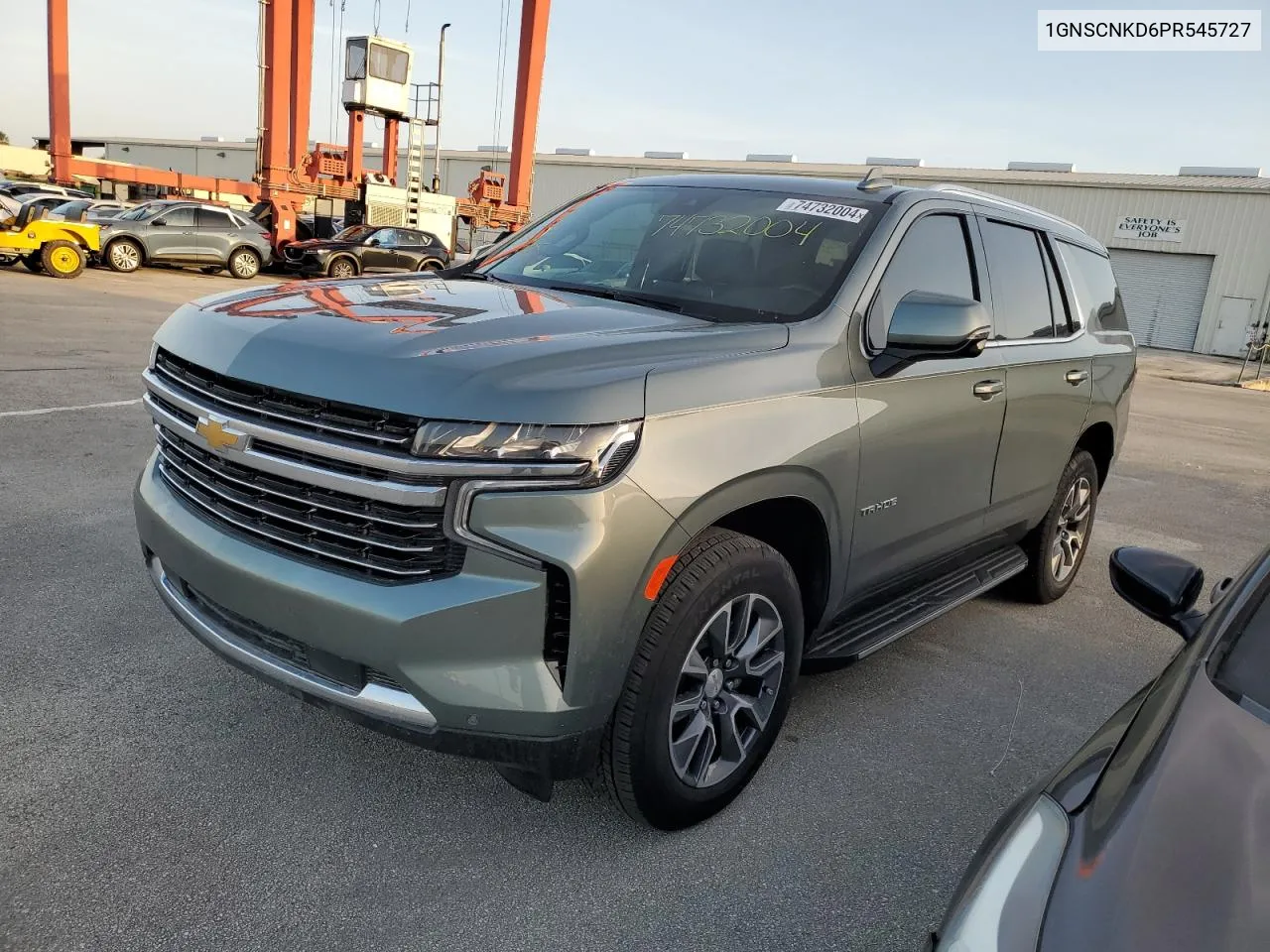 2023 Chevrolet Tahoe C1500 Lt VIN: 1GNSCNKD6PR545727 Lot: 74732004