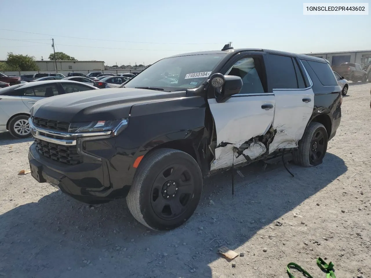 2023 Chevrolet Tahoe C1500 VIN: 1GNSCLED2PR443602 Lot: 74833104