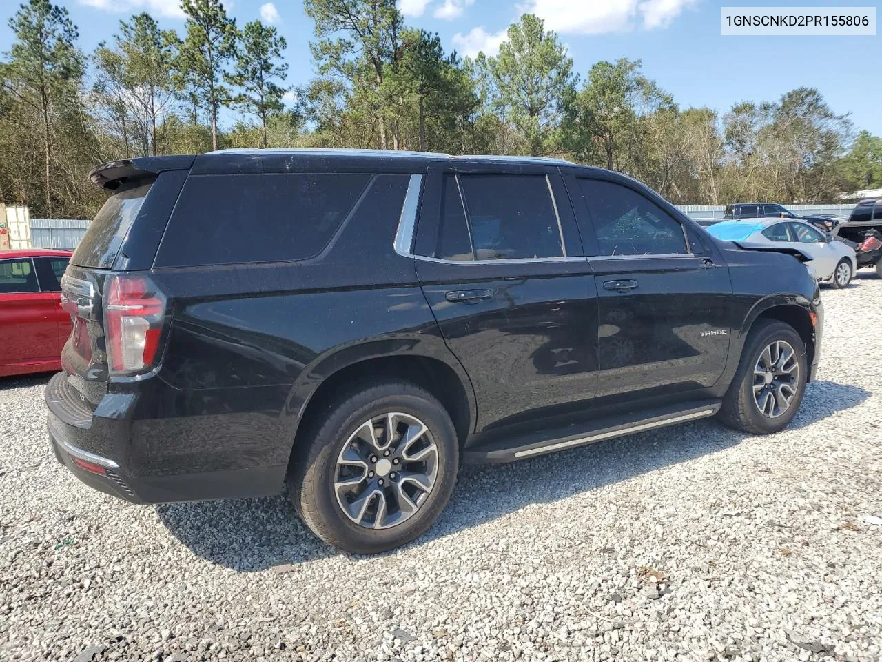 2023 Chevrolet Tahoe C1500 Lt VIN: 1GNSCNKD2PR155806 Lot: 75071334