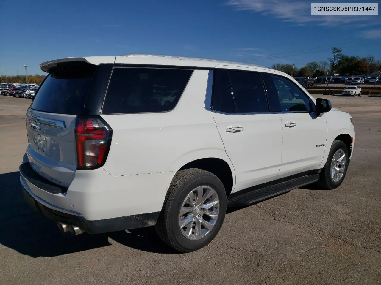 2023 Chevrolet Tahoe C1500 Premier VIN: 1GNSCSKD8PR371447 Lot: 75280014