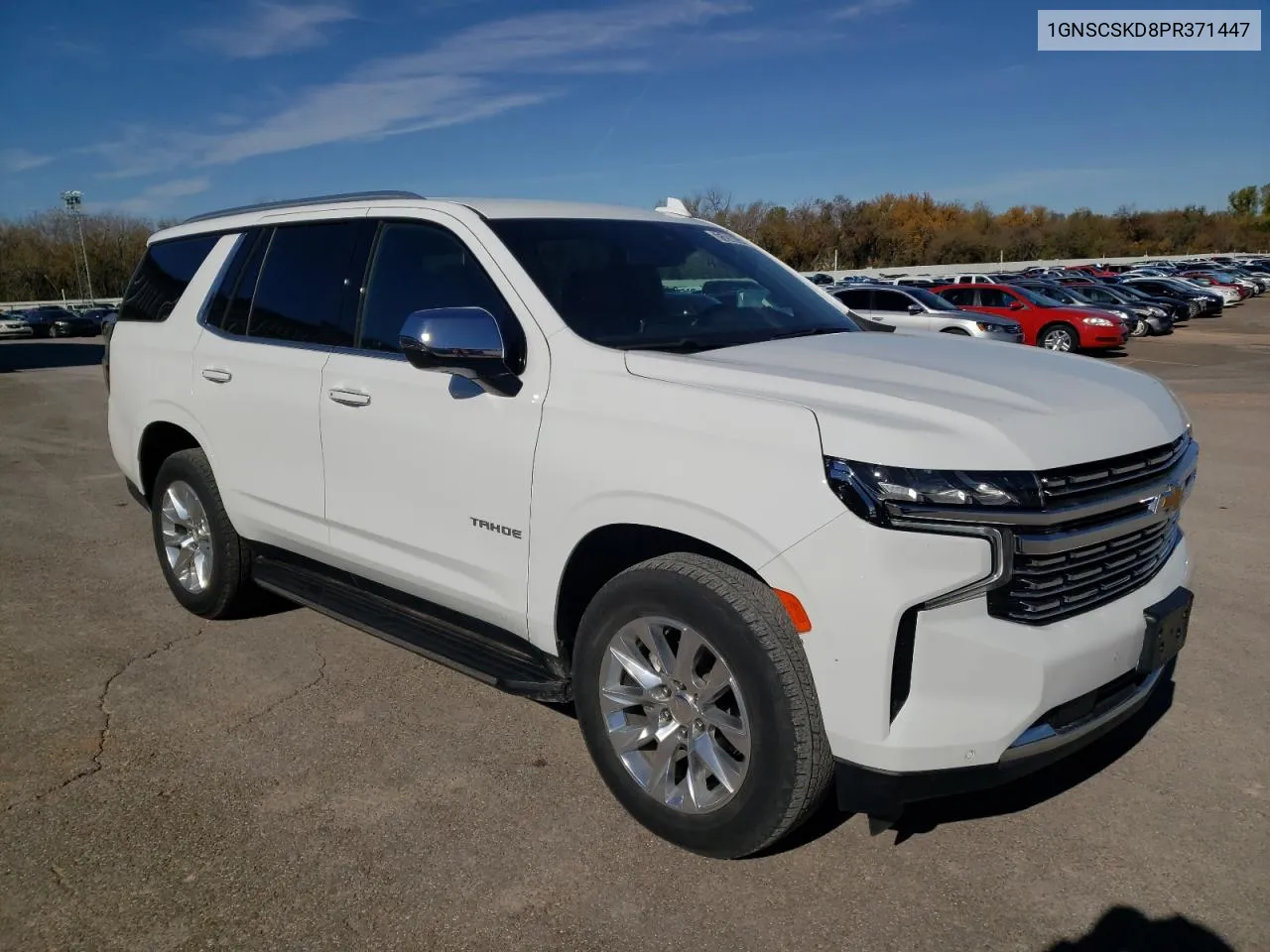 2023 Chevrolet Tahoe C1500 Premier VIN: 1GNSCSKD8PR371447 Lot: 75280014