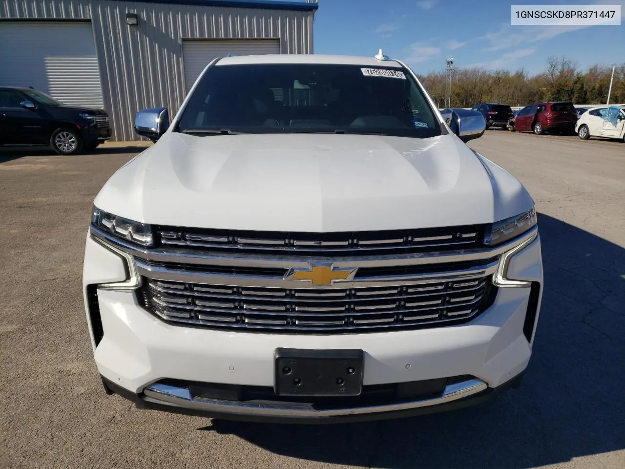 2023 Chevrolet Tahoe C1500 Premier VIN: 1GNSCSKD8PR371447 Lot: 75280014