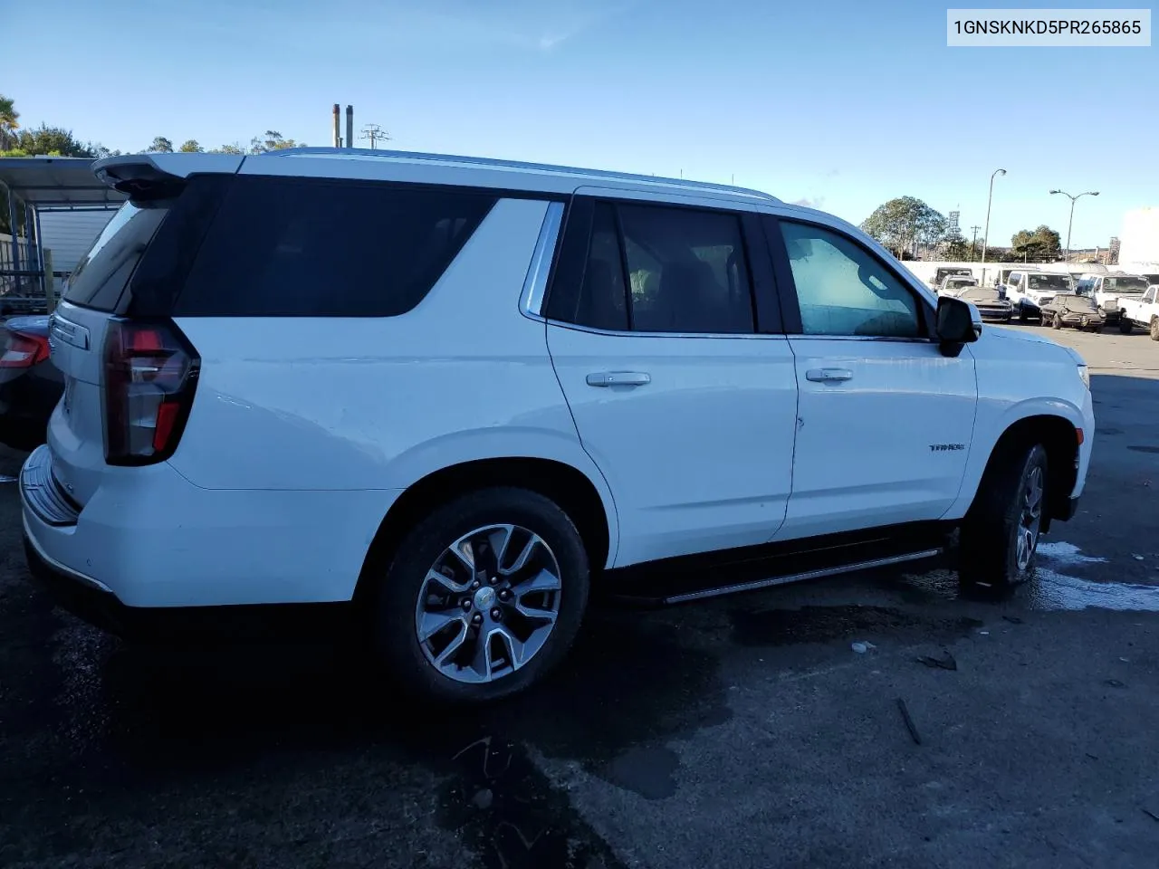 2023 Chevrolet Tahoe K1500 Lt VIN: 1GNSKNKD5PR265865 Lot: 75483614