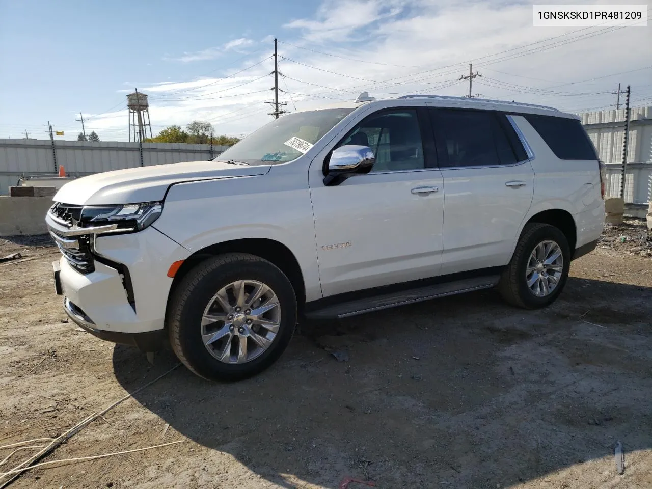 2023 Chevrolet Tahoe K1500 Premier VIN: 1GNSKSKD1PR481209 Lot: 76519674