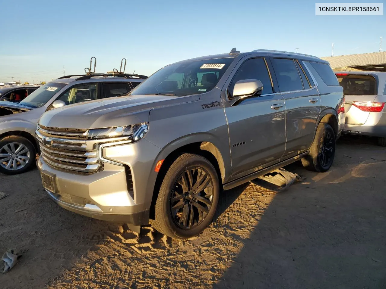 2023 Chevrolet Tahoe K1500 High Country VIN: 1GNSKTKL8PR158661 Lot: 77022814