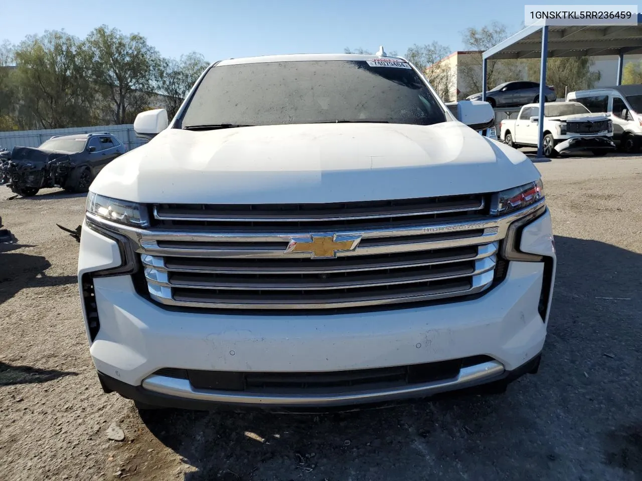 2024 Chevrolet Tahoe K1500 High Country VIN: 1GNSKTKL5RR236459 Lot: 74079404