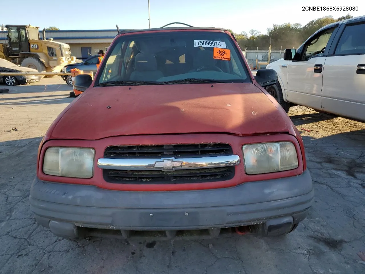 1999 Chevrolet Tracker VIN: 2CNBE1868X6928080 Lot: 75099914