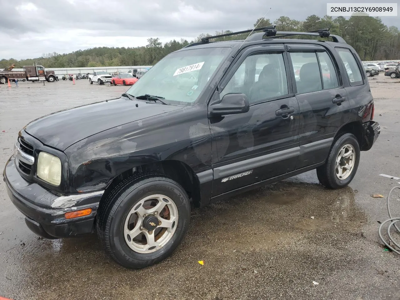 2000 Chevrolet Tracker VIN: 2CNBJ13C2Y6908949 Lot: 79817914