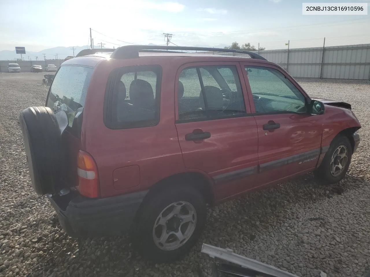 2001 Chevrolet Tracker VIN: 2CNBJ13C816910596 Lot: 70783574