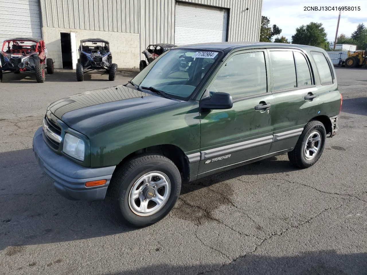 2001 Chevrolet Tracker VIN: 2CNBJ13C416958015 Lot: 71782984