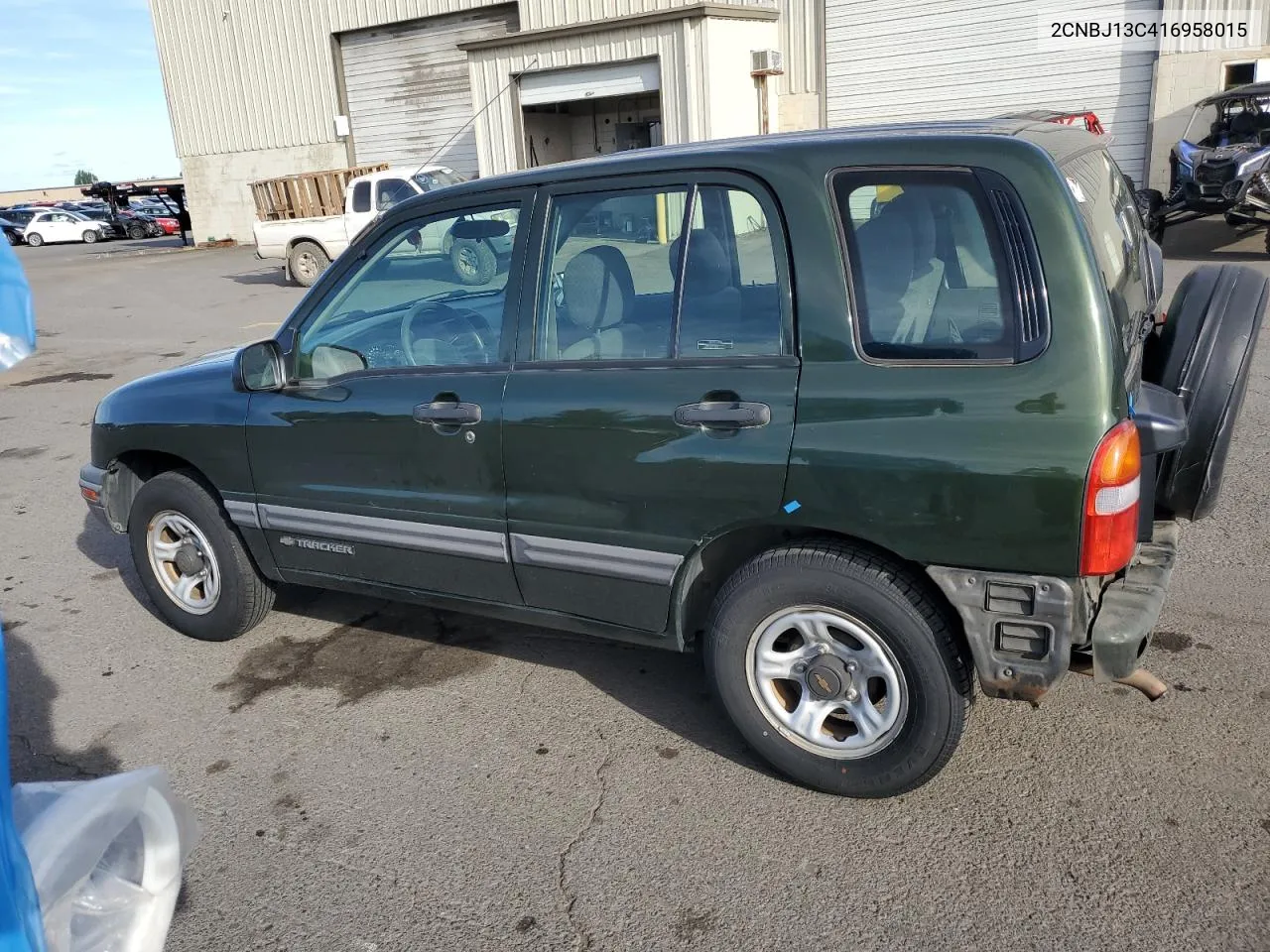 2001 Chevrolet Tracker VIN: 2CNBJ13C416958015 Lot: 71782984