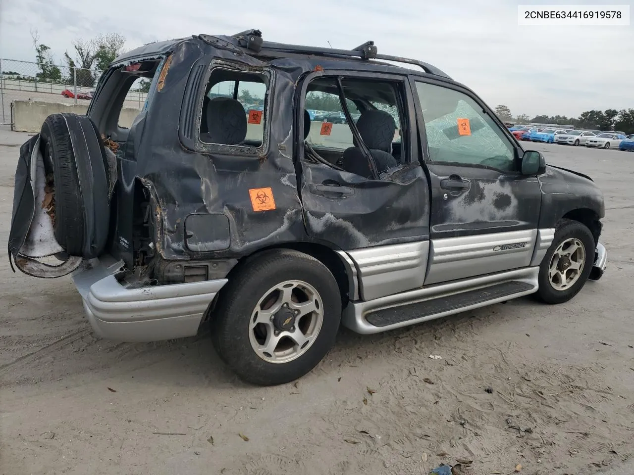 2001 Chevrolet Tracker Lt VIN: 2CNBE634416919578 Lot: 76677934