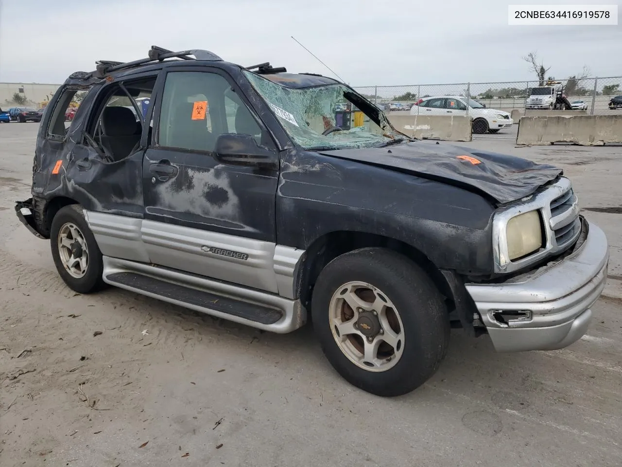 2001 Chevrolet Tracker Lt VIN: 2CNBE634416919578 Lot: 76677934