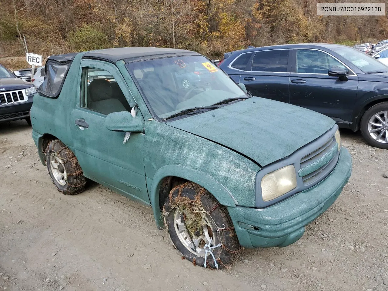 2001 Chevrolet Tracker Zr2 VIN: 2CNBJ78C016922138 Lot: 78365244