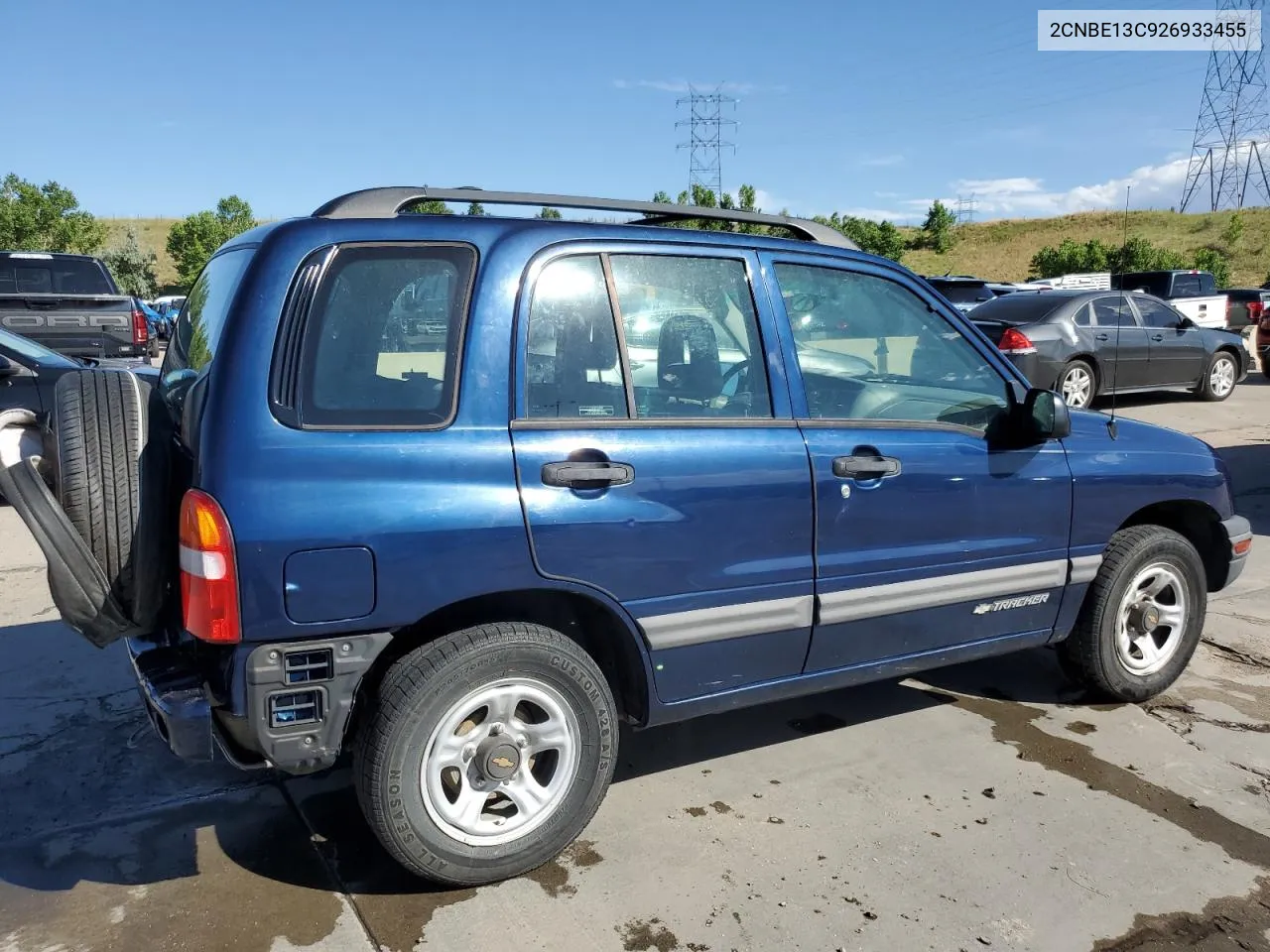 2002 Chevrolet Tracker VIN: 2CNBE13C926933455 Lot: 58235764