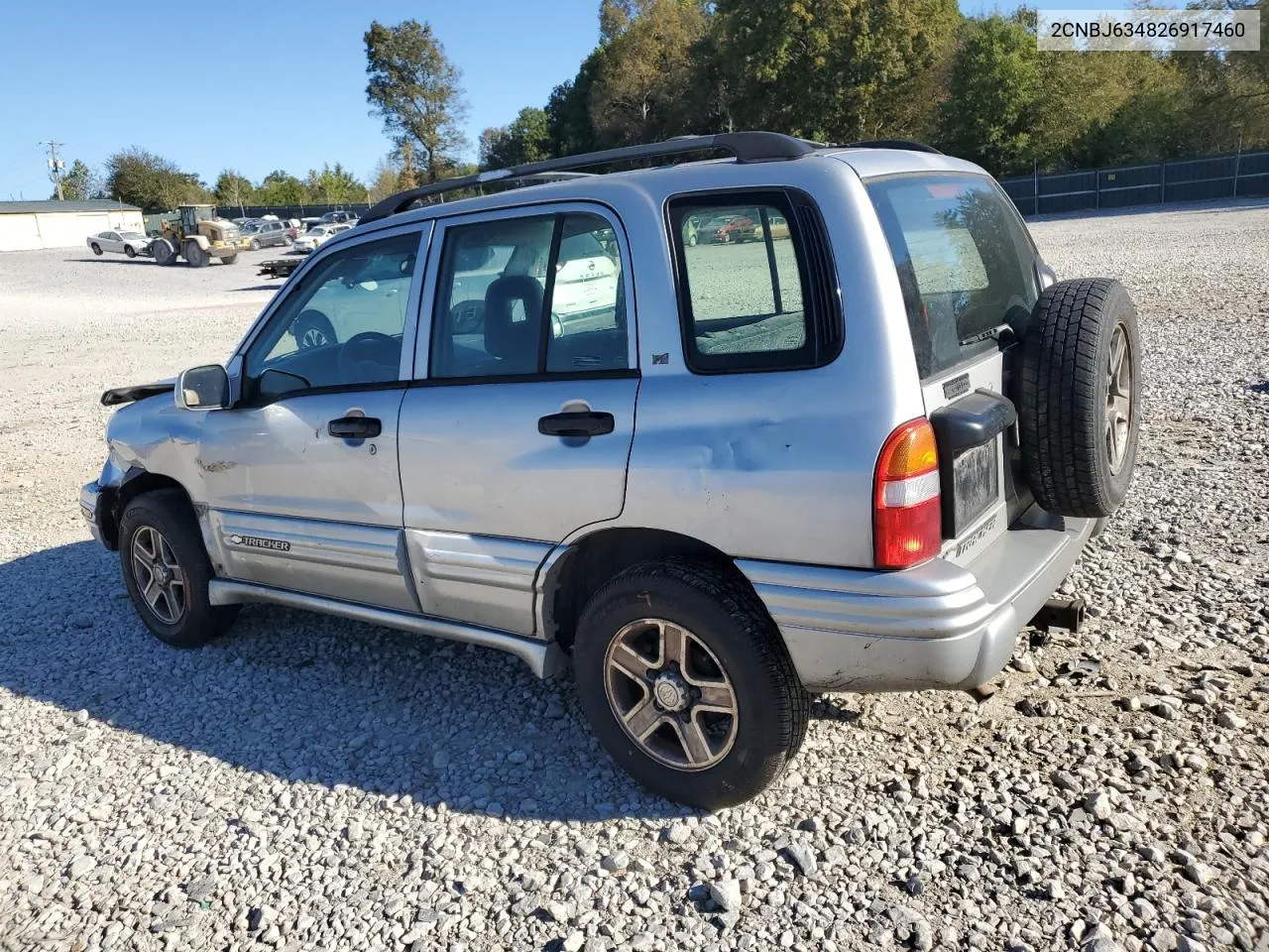 2002 Chevrolet Tracker Lt VIN: 2CNBJ634826917460 Lot: 76750724