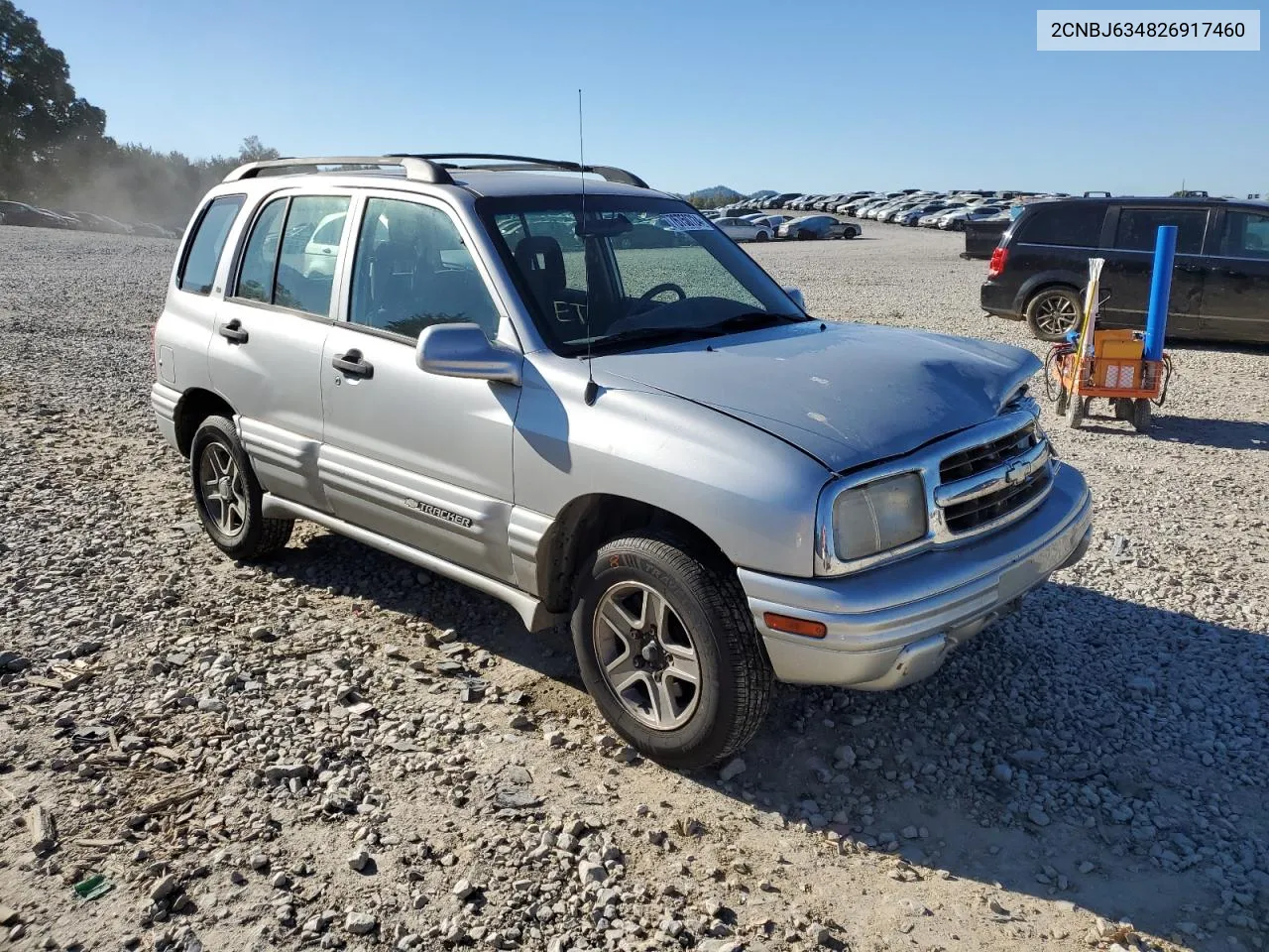 2002 Chevrolet Tracker Lt VIN: 2CNBJ634826917460 Lot: 76750724