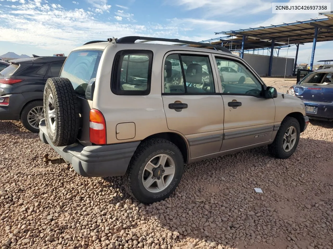 2002 Chevrolet Tracker VIN: 2CNBJ13C426937358 Lot: 77492344