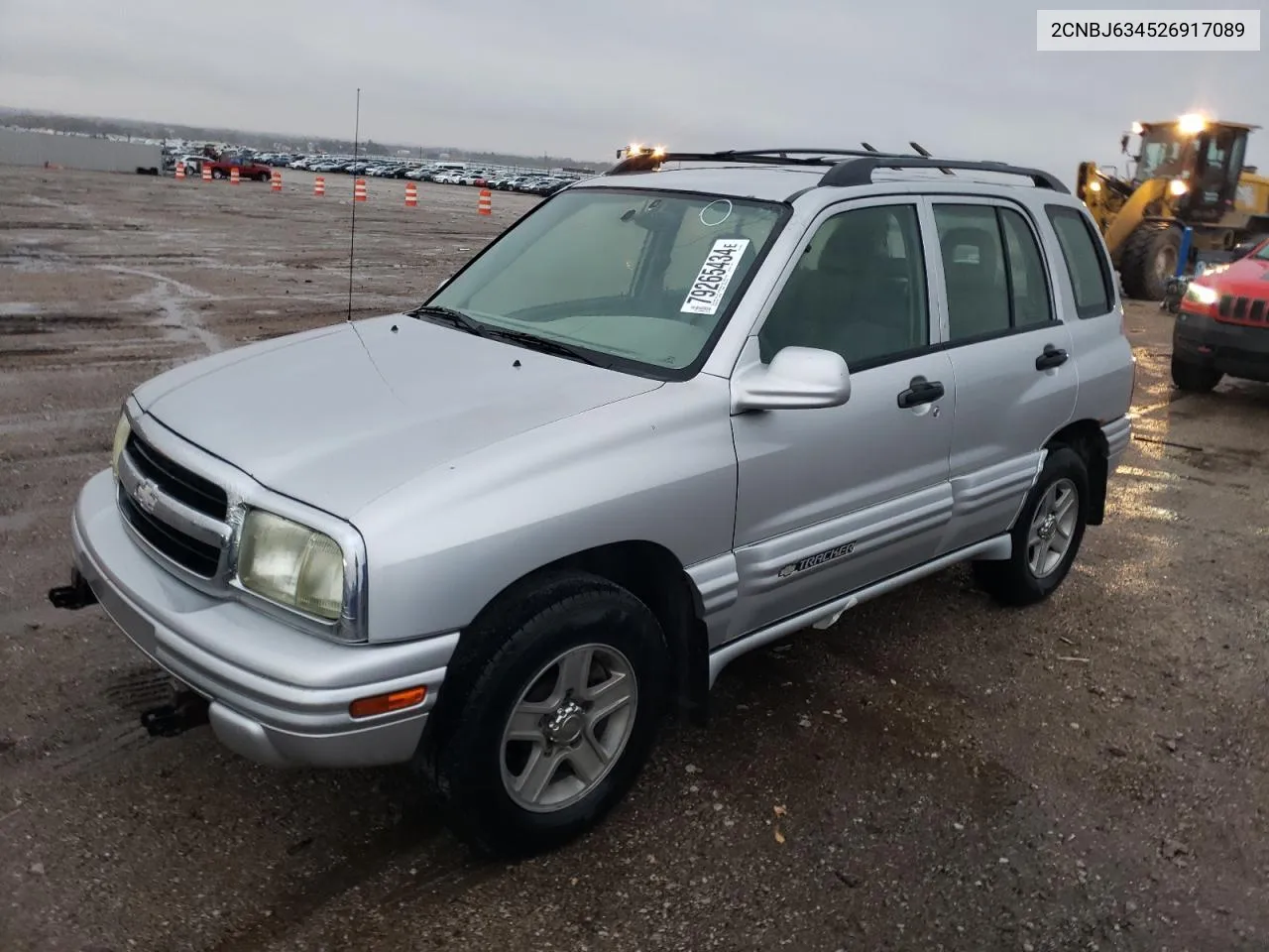 2002 Chevrolet Tracker Lt VIN: 2CNBJ634526917089 Lot: 79265434